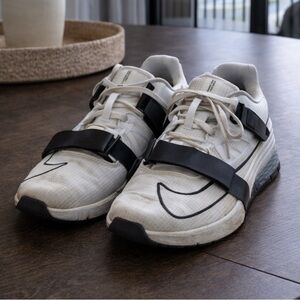 Nike Romaleos 4 White/Black Weightlifting Shoes (Size 11.5)